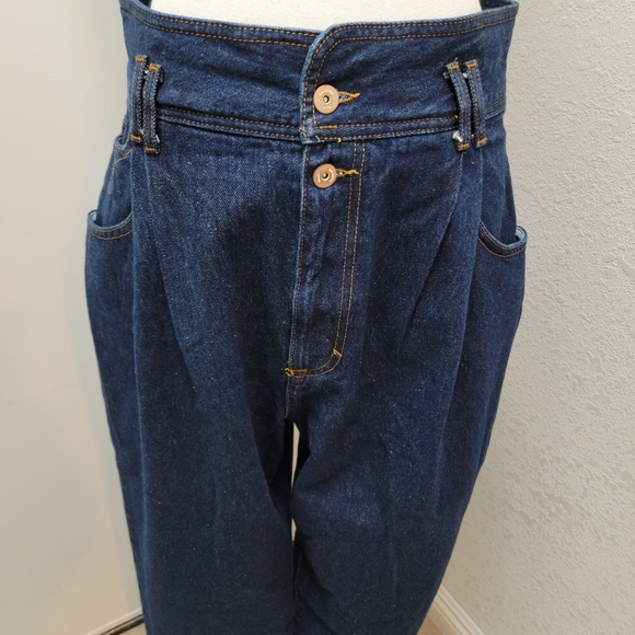 Zara High Waist Baggy Mom Jeans Size 10 - Picture 11 of 14
